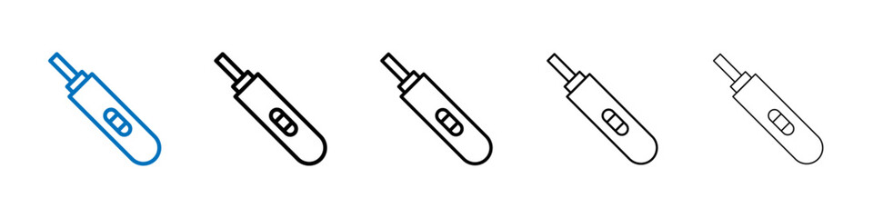 Pregnancy test icon Outline vector logo for web ui