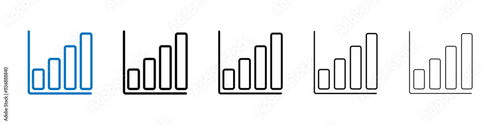 Poster sales icon outline vector logo for web ui