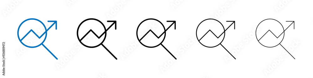 Aufkleber seo icon outline vector logo for web ui