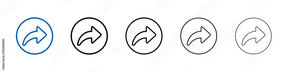 Poster share page icon outline vector logo for web ui