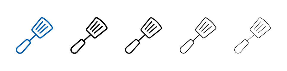 spatula icon Outline vector logo for web ui