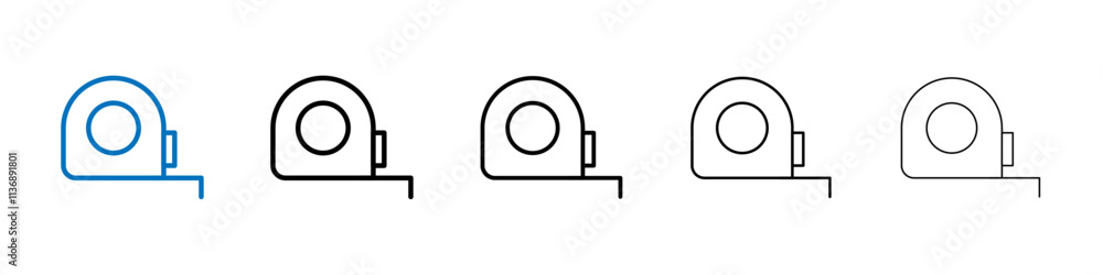 Poster Tape icon Outline vector logo for web ui