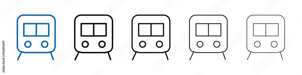 Poster transfer icon outline vector logo for web ui