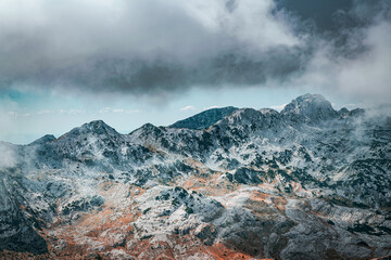 a view from top of Prenj mountain in Bosnia and Herzegovina