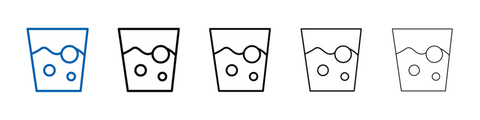 Water soak icon Outline vector logo for web ui