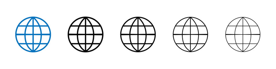 Website icon Outline vector logo for web ui