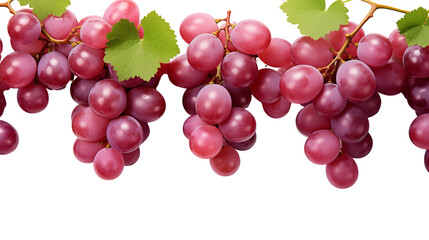Fototapeta premium Ripe_Grapes_flying_isolated_on_wh-09B08 - 1