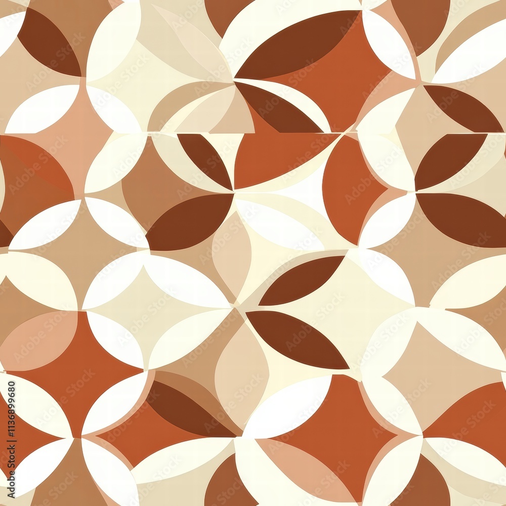 Poster this artistic design features a seamless blend of warm colors and elegant shapes, perfect for enrich