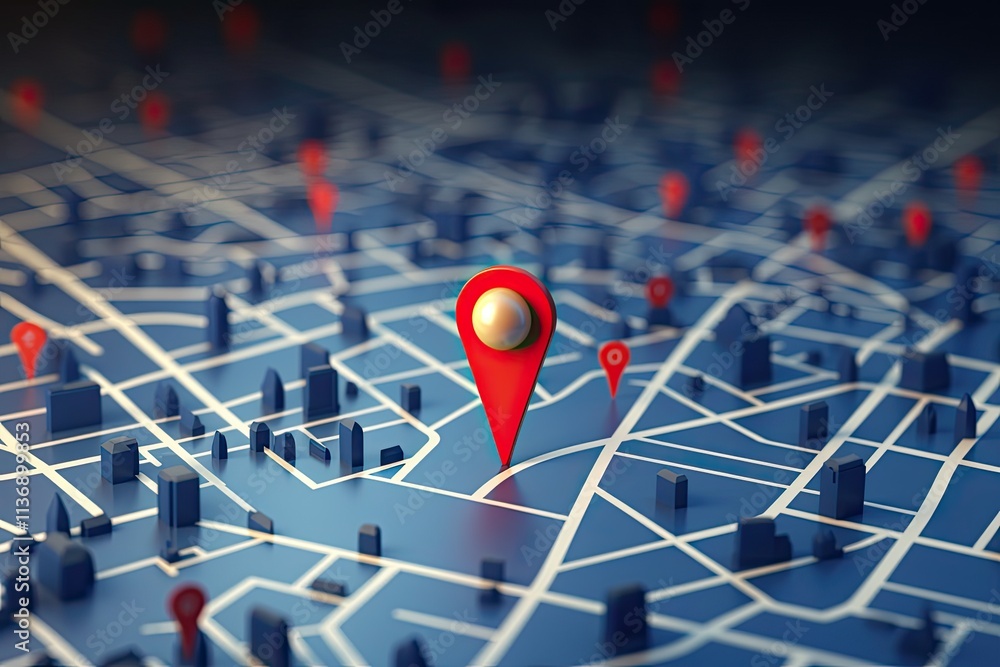 Poster Map travel location Locator mark of map and location pin or navigation icon sign