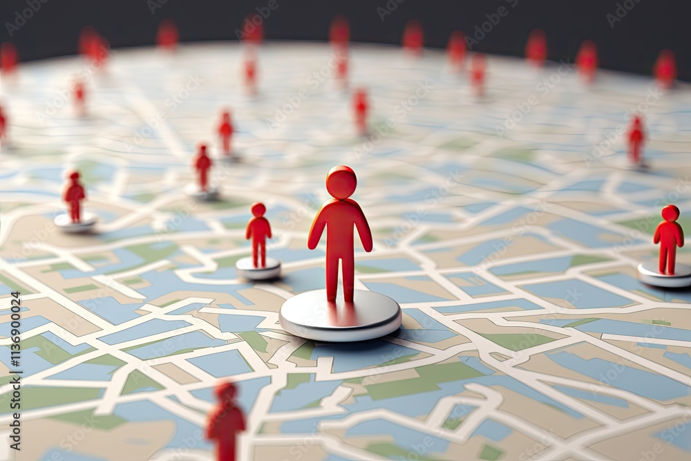 Poster map travel location locator mark of map and location pin or navigation icon sign