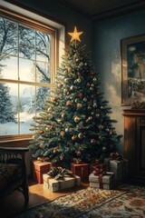 Christmas Tree and Presents