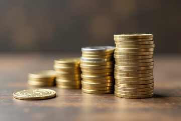 coins stacked like pyramid biggest