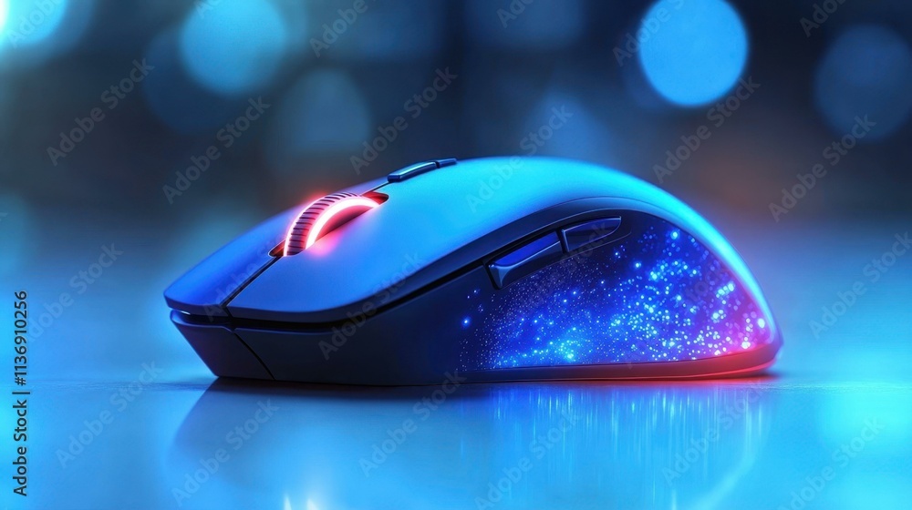 Poster office technology wireless mouse - mouse that connects to devices wirelessly for greater freedom of 