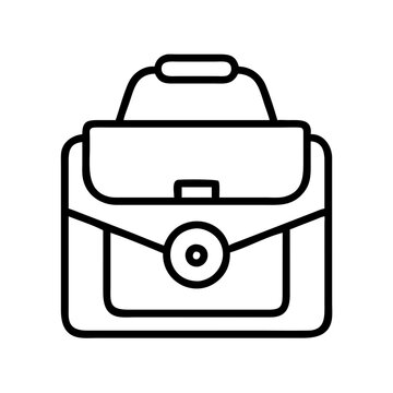 recommend clip art: camera bag icon, photography day line art, photography day icon - simple black line art icon of camera bag, for photography day celebrations. photography vector art.
