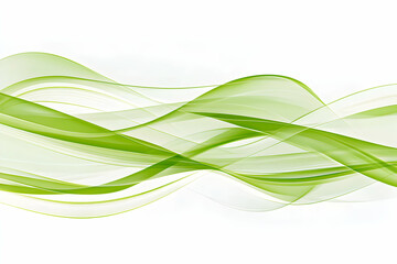 Abstract green wave design, flowing lines, vibrant, modern background, perfect for website banners, presentations, and digital projects.