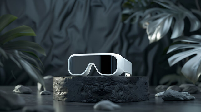 accessories and high-performance technology, smartphone, tablet, monitor, VR glasses, wireless headphones, smartwatch