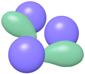 Blueberry 3D cute hand drawn puffy stickers