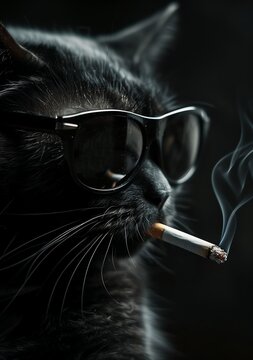 Smoking Cat