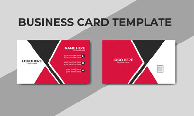 Fototapeta premium creative and simple business card template, abstract business card design, modern vector design.