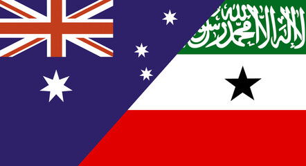 Flag of Australia and Somaliland. Political relations