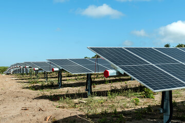 photovoltaic panel modules and details of rotor and main shaft parts for on-site clean energy...