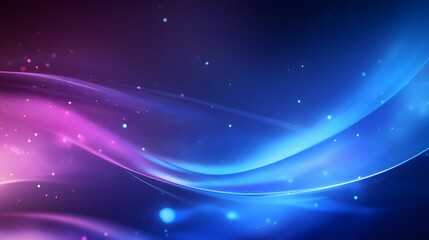 Obraz premium Abstract Blue and Purple Wave Background Design