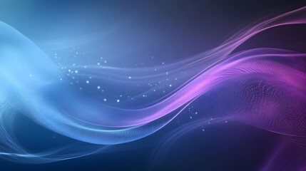 Fototapeta premium Abstract Blue and Purple Wave Background Design