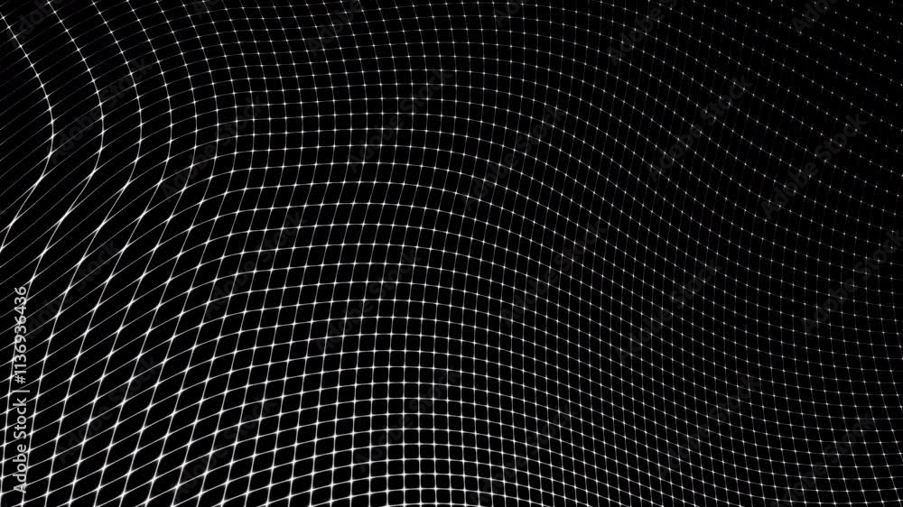 Aufkleber grid of dot, matrix abstract minimal clean background. simple and clean background for loop video