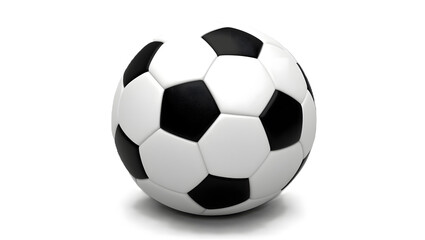 Fototapeta premium soccer ball isolated on white