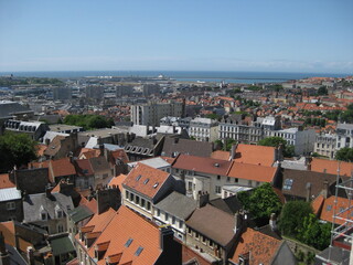 View of Cherbourg's rooftops - Vue des toits de Cherbourg