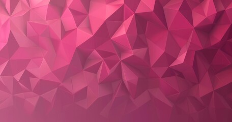 Naklejka premium Abstract geometric background in shades of pink with a three-dimensional effect.