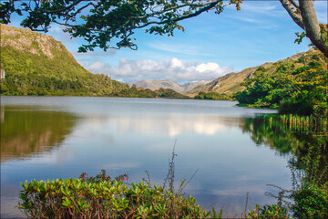 370 The Lake at Kylemore Abbey in Connemara, Ireland