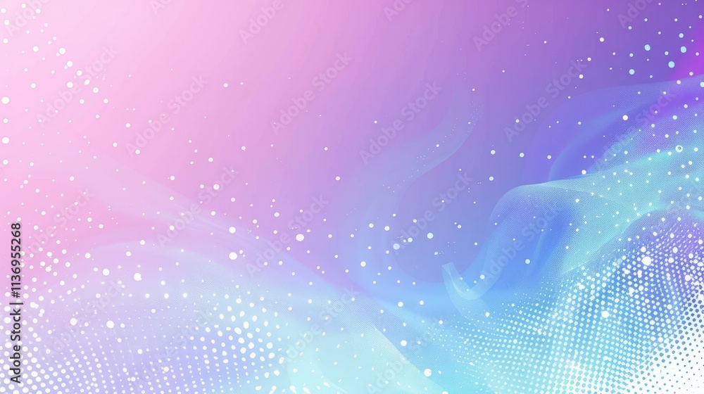 Poster soft gradient background with dots, ideal for digital design and creative projects.