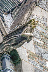 374  Gargoyle Angel, at Kylemore Abbey, Connemara, Ireland