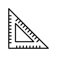 carpenter s square icon, labor Day line art, labor day icon - simple black line art icon of carpenter s square, symbolizing labor day celebrations. labor day vector art.