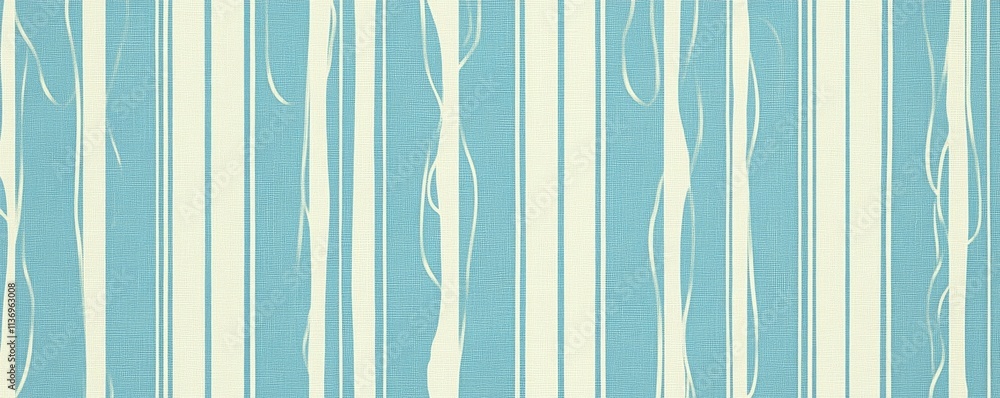 Aufkleber repeat the vector pattern with the wavy texture of the line on the blue background. simple striped w
