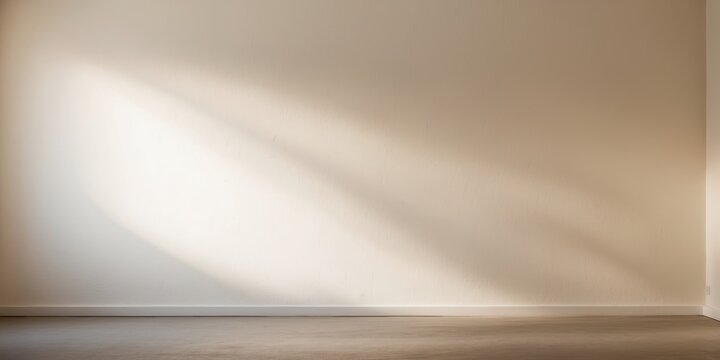 The background for online presentations and virtual meetings should be a clean and simple light color wall empty room