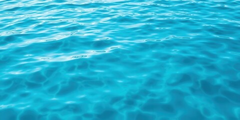 Obraz premium Rippling deep blue sea surface with sunlight reflections, calm, tranquil