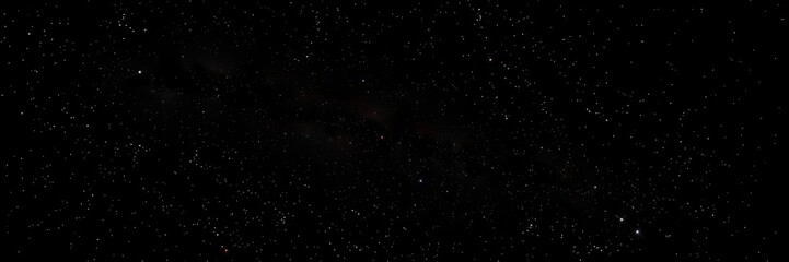 Fototapeta premium Starry night sky with twinkling stars against a black backdrop, shimmering, bright, dark