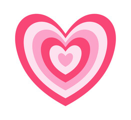 Heart Valentine day lovers symbol