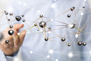 Protect Cloud Information Data Concept..