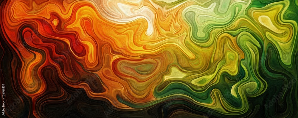 Poster stylish design texture banner. abstract multicolored painting. generative ai.