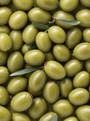 green olives background
