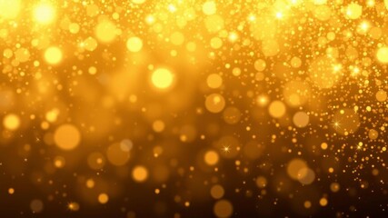 Shimmering gold glitter particles reflecting light in a vector background, sparkles, glitter, elegant