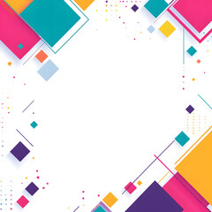 Obraz premium Abstract Colorful Geometric Triangle Background Design