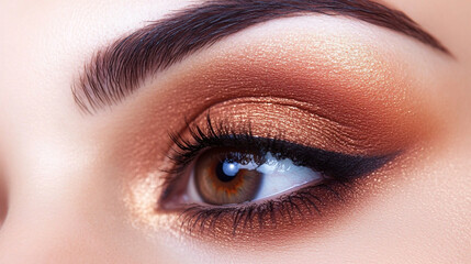 Obraz premium close up portrait of woman eye