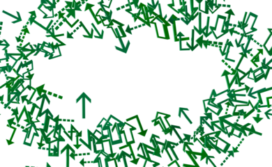 Green Arrows Background