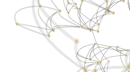 Abstract Network Connections Concept