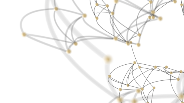 Abstract Network Connections Concept