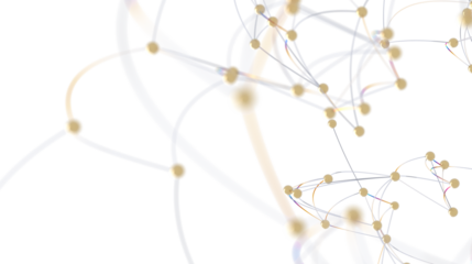 Abstract Network Connection Dots and Lines